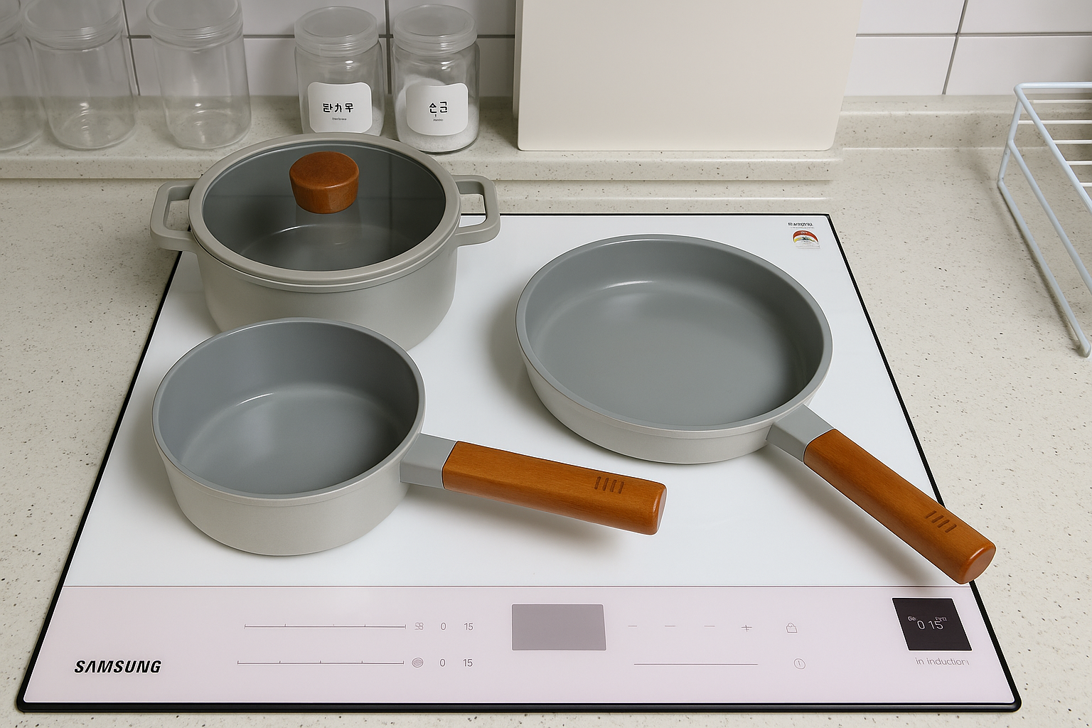 新家入住好物開箱!Neoflam Fika暗灰色系IH感應爐專用鍋具7件組心得