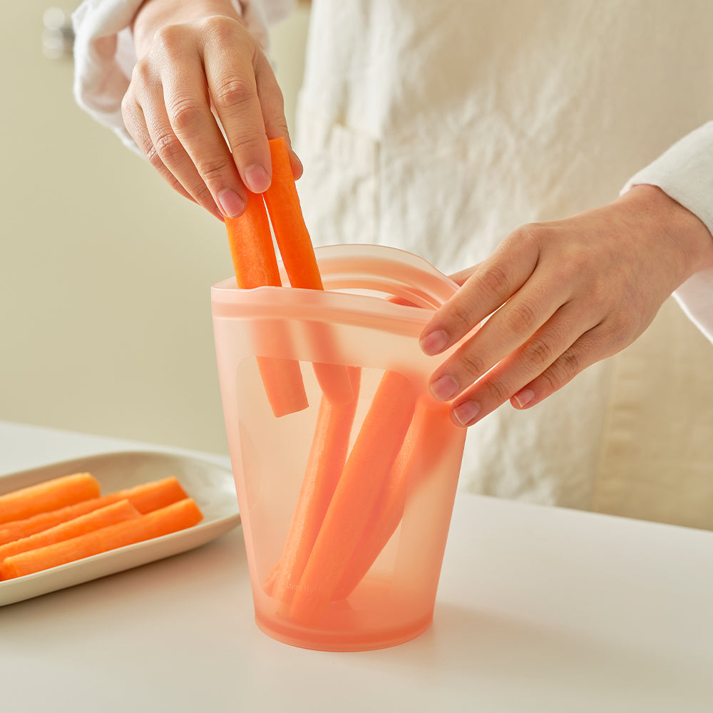 韓國製造 SILIPOT 可站立食品保鮮袋(490ml/760ml)