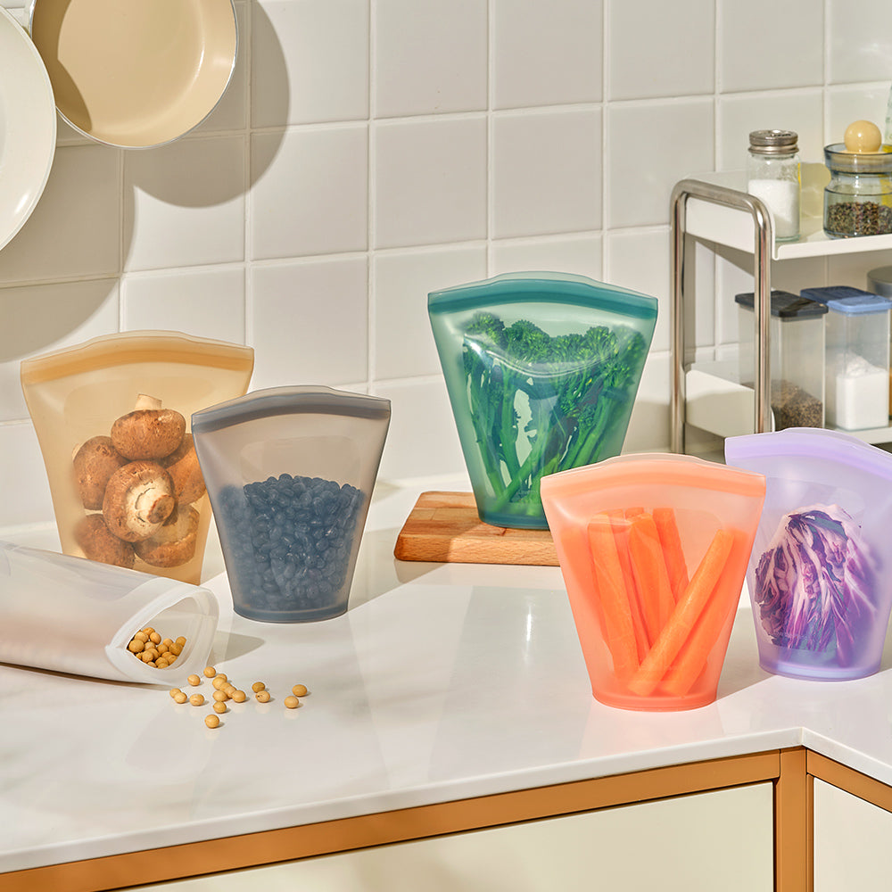 韓國製造 SILIPOT 可站立食品保鮮袋(490ml/760ml)