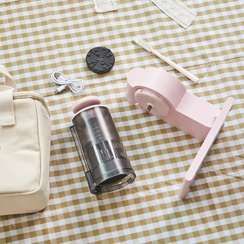 韓國Danmi 電動刨冰機 便攜無線設計