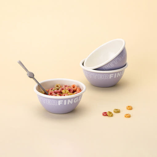 Neoflam BetterFinger 琺瑯碗 13cm 紫色