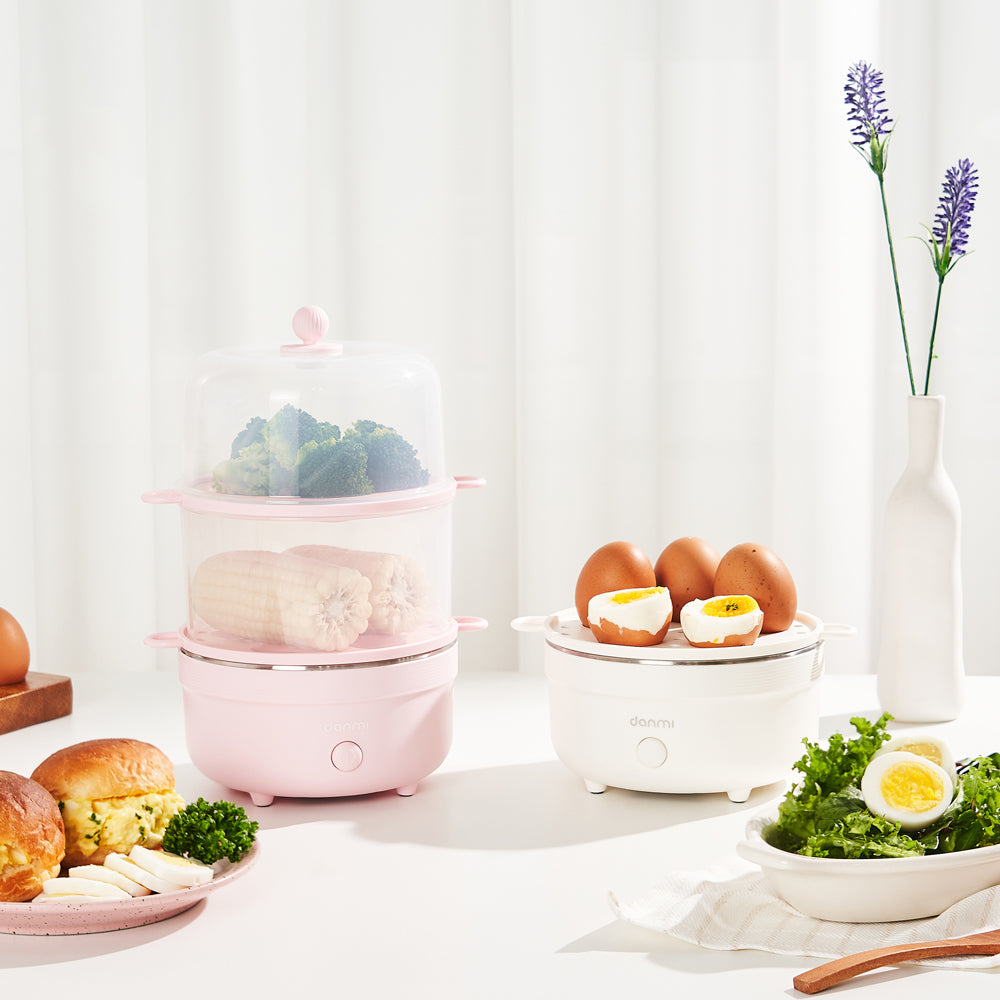 韓國Danmi 單人電蒸鍋   蒸蛋器 10孔出氣 DA-EGS01