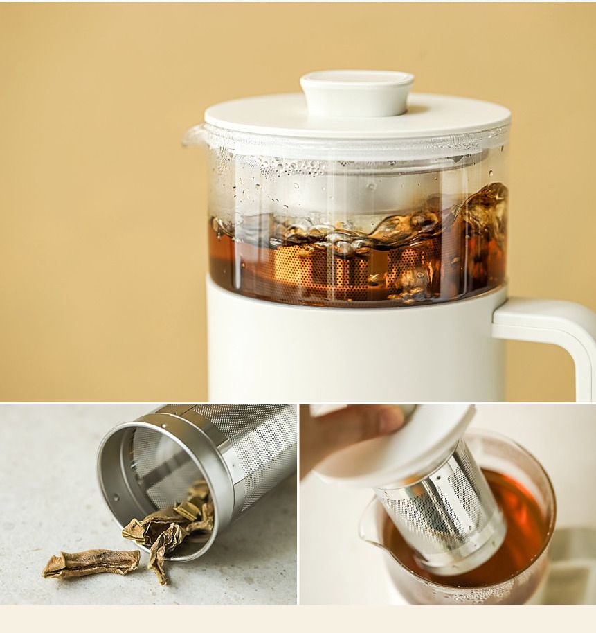 韓國DANMI 無線保溫玻璃茶壺 電熱水壺 DA-KET01