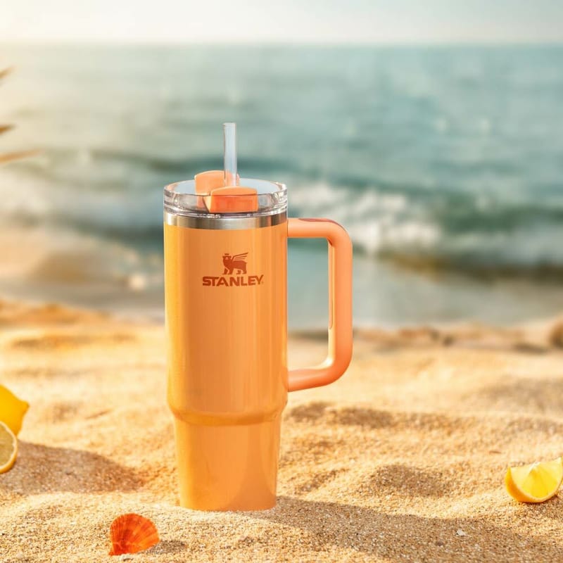 STANLEY 冒險系列 吸管隨手杯2.0 0.88L / 氣泡橘