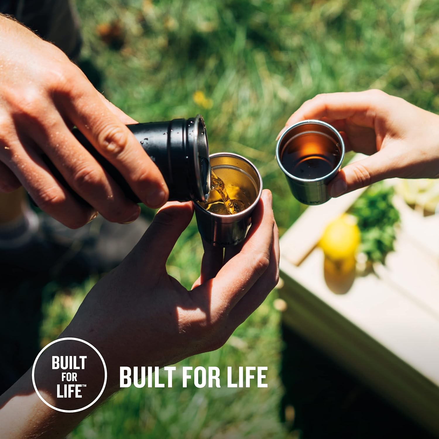 美國品牌 Stanley 探險酒杯四件套 軍綠色