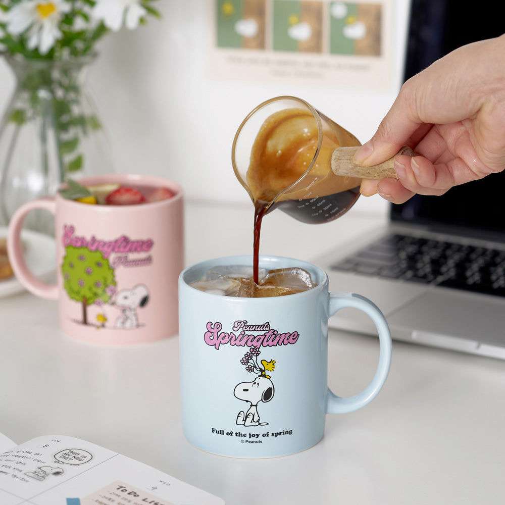 Snoopy Peanuts 春日系列 陶瓷馬克杯禮盒組(360ml×2)