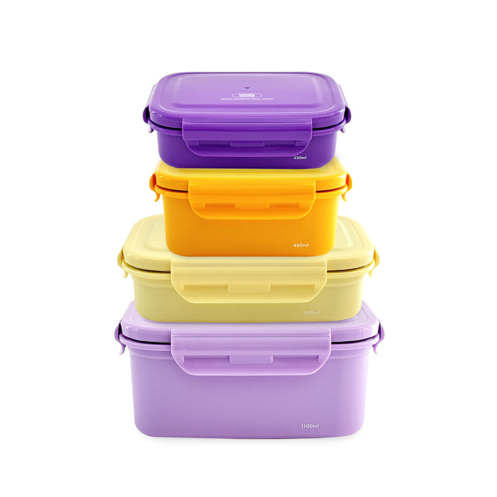 【單購320ml】新色系韓國製 Living Creator 可於微波不鏽鋼保溫盒 飯盒