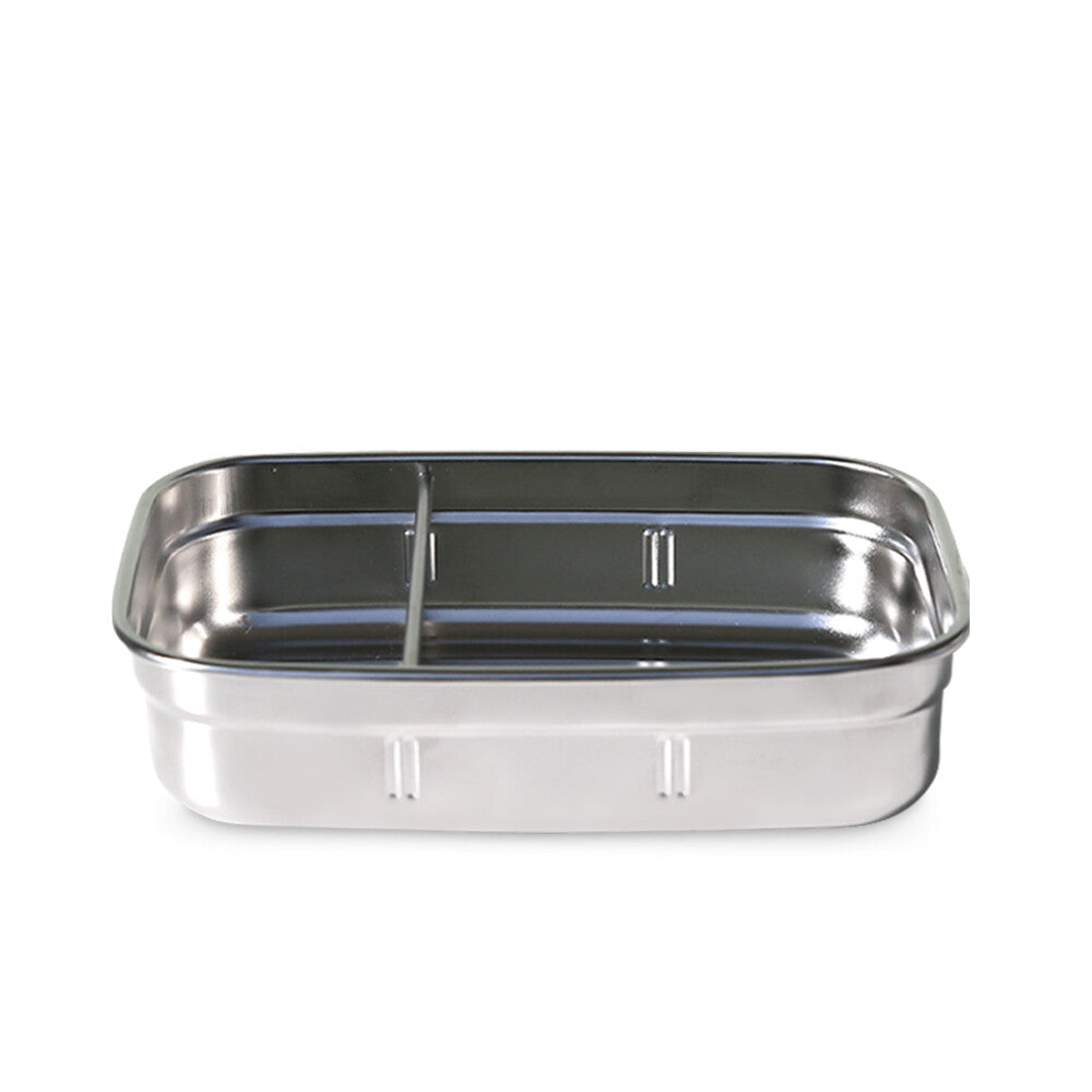 【連分隔器】新色系韓國製 Living Creator 可於微波不鏽鋼保溫盒 560ml  飯盒