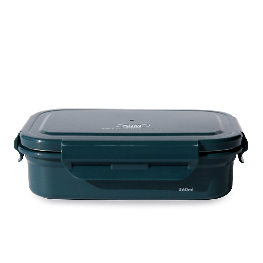 【連分隔器】新色系韓國製 Living Creator 可於微波不鏽鋼保溫盒 560ml  飯盒