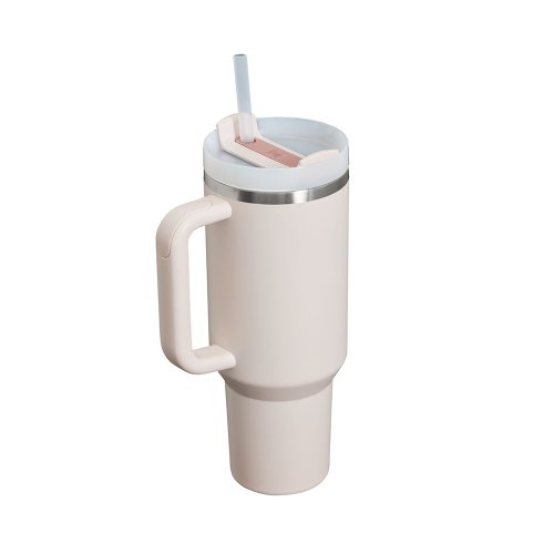 STANLEY 冒險系列 吸管隨手杯2.0 / 0.88L / 887ml / 山櫻粉 2.0