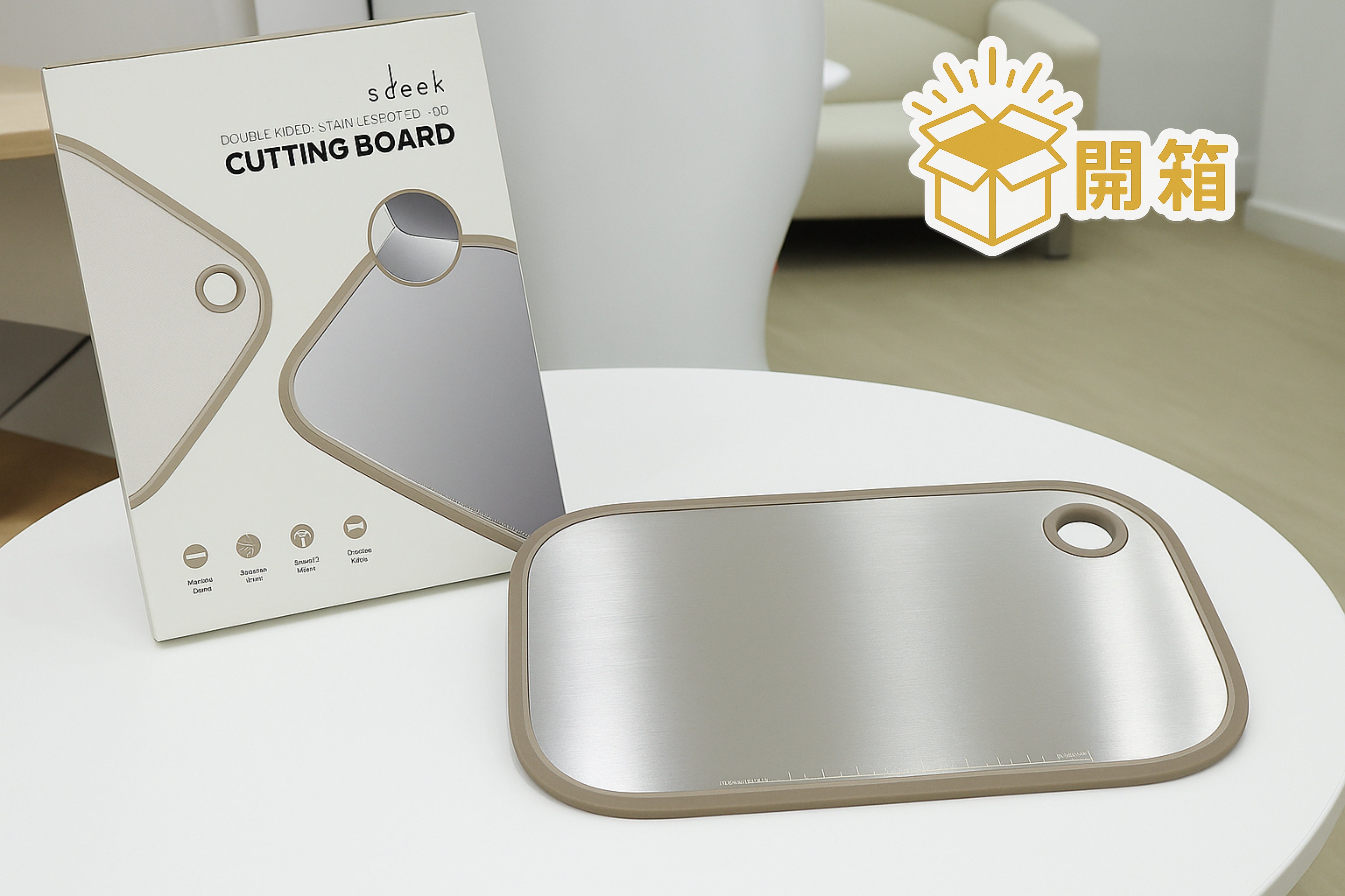 抗菌砧板 & 不鏽鋼砧板雙面可用！Mari Steiger砧板開箱實測推薦