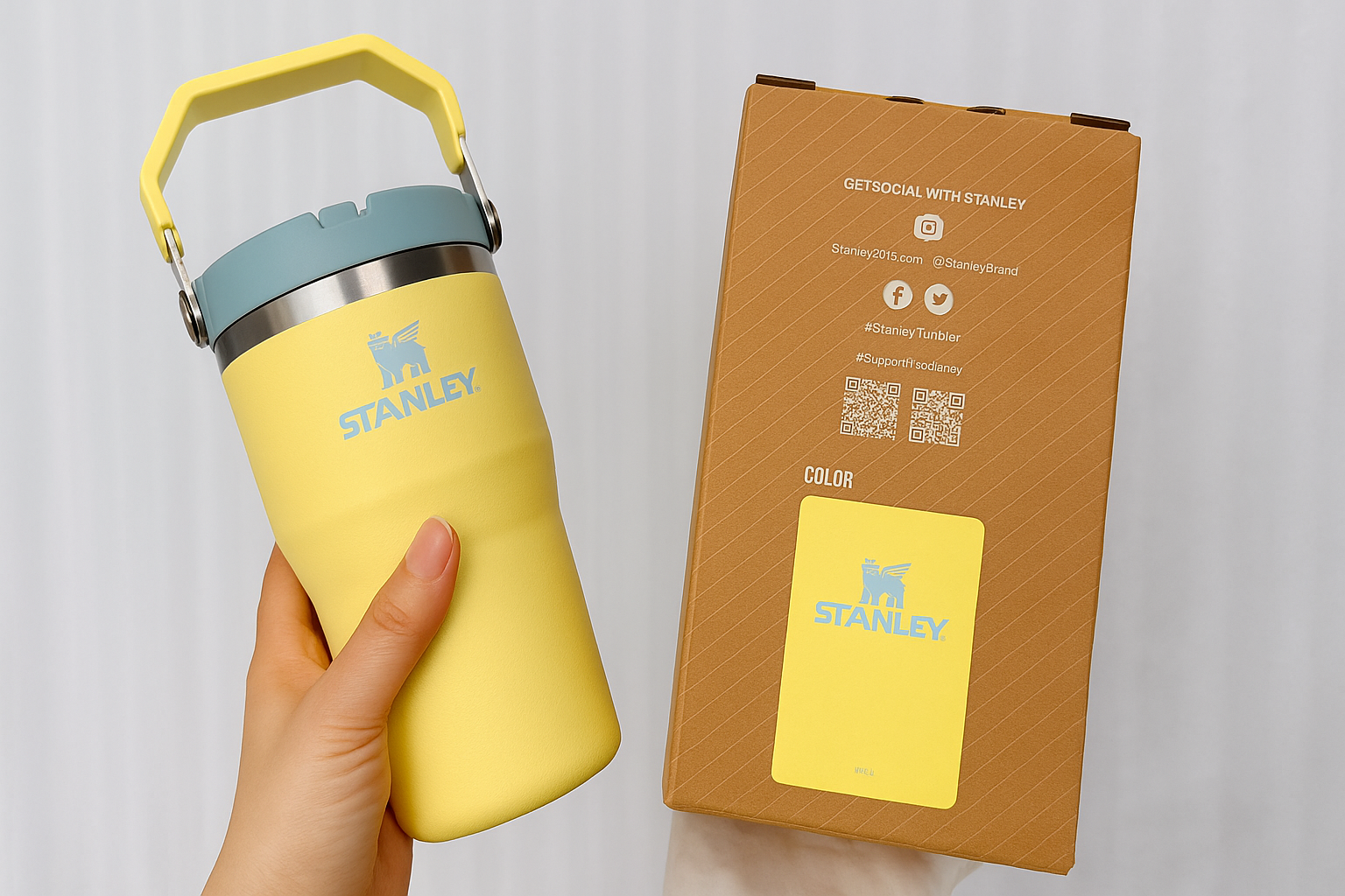 Stanley IceFlow 翻蓋吸管杯 2.0 591ml Pomelo色「開箱評測」