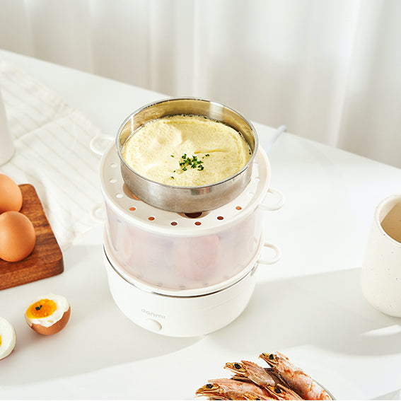 韓國Danmi 單人電蒸鍋   蒸蛋器 10孔出氣 DA-EGS01