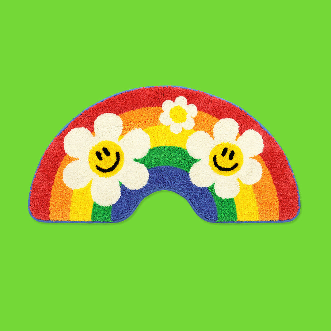 wiggle wiggle 浴室地墊 Smile Rainbow 產品展示
