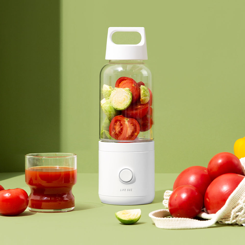 LifeSum 全新無線迷你攪拌機 研磨機 LFS-HA47 白色