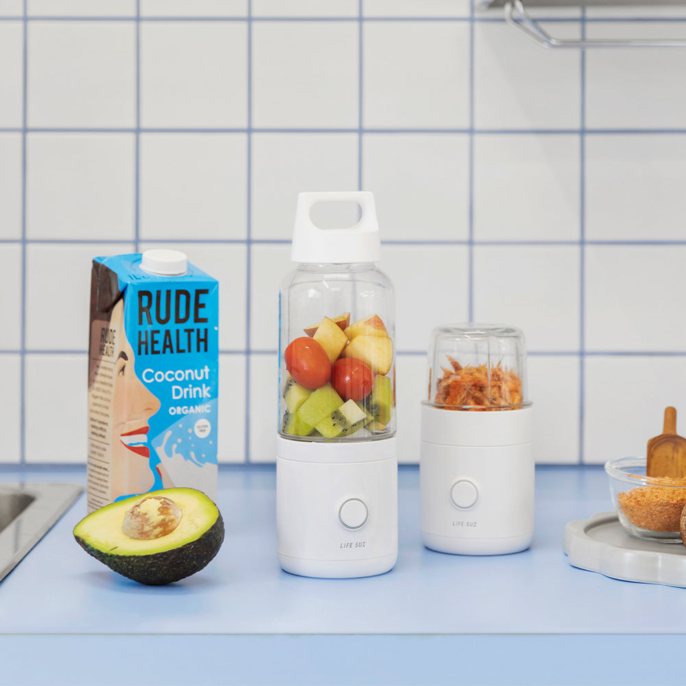 LifeSum 全新無線迷你攪拌機 研磨機 LFS-HA47 白色