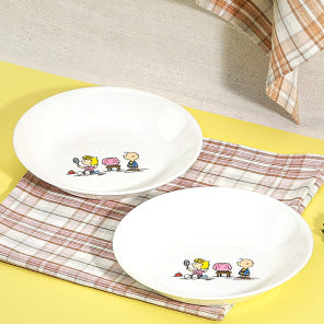 Corelle 康寧餐具史努比 The Home 系列 餐具組2件裝