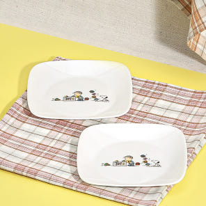 Corelle 康寧餐具 史努比居家 節慶系列兩件套