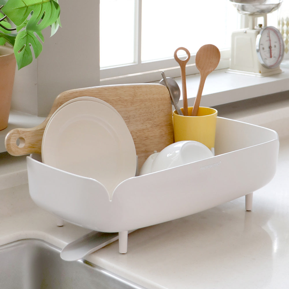 韓國製造 nineware 迷你款碗盤瀝水籃