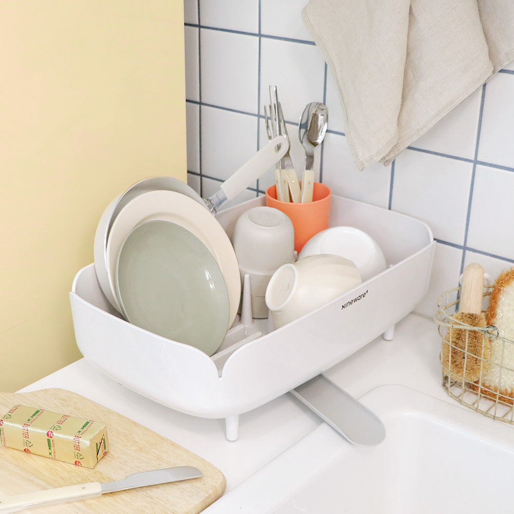 韓國製造 nineware 迷你款碗盤瀝水籃