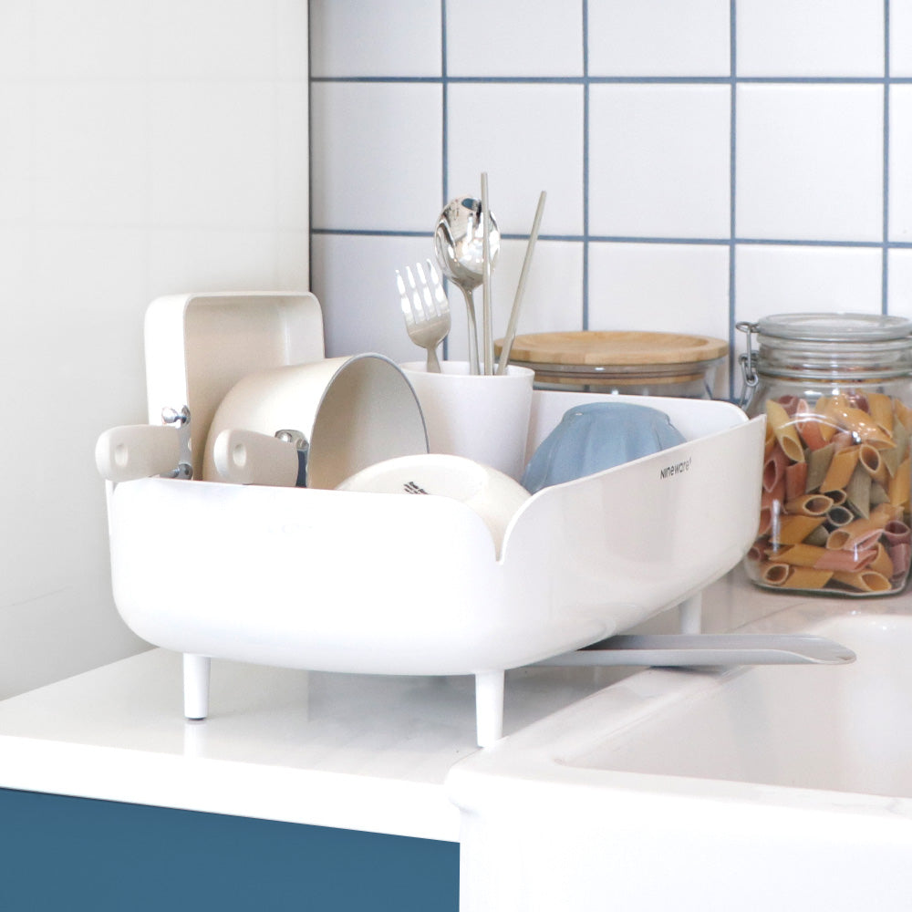 韓國製造 nineware 迷你款碗盤瀝水籃