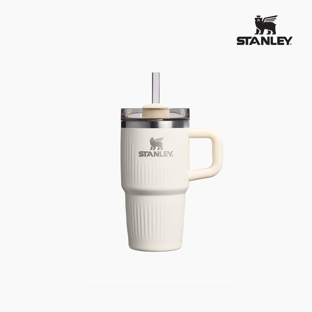 Stanley Stanley Quencher H2.0 Fluted Tumbler 591ml 保溫杯 Cream Gloss