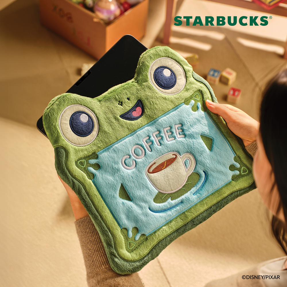 Starbucks 星 巴克 Toy Story 5 青蛙造型保護收納包