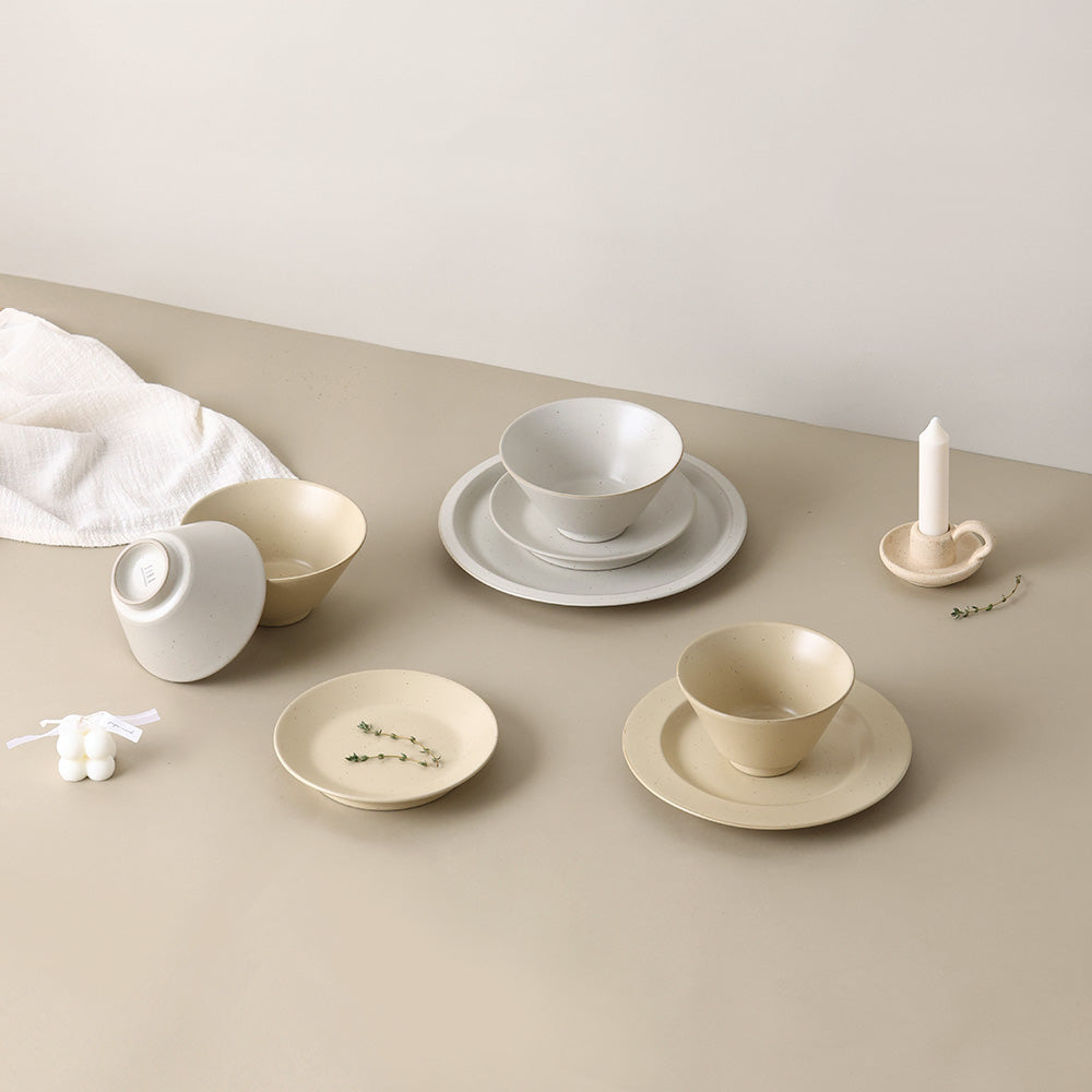 NEOFLAM FIKA 瓷器韓式餐具組－2人份8件組