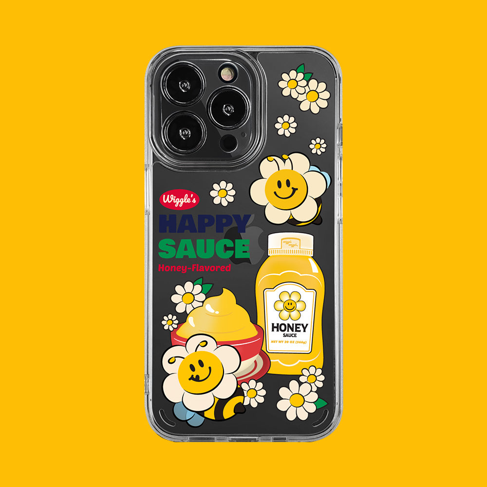 wiggle wiggle 透明手機殼 Couch Potato & Honey Bee 系列