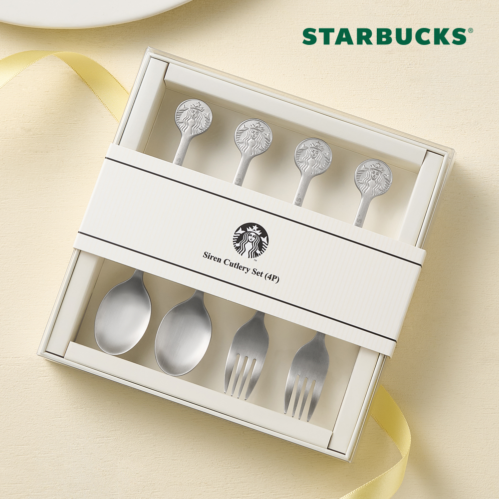 Starbucks 星 巴克 Siren Cutlery Set 4件組