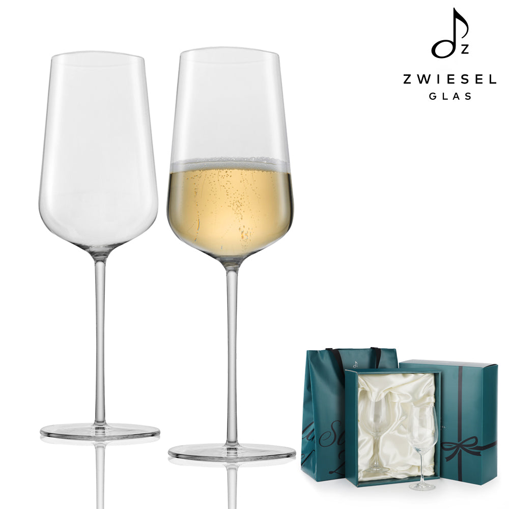 Schott Zwiesel [Vervino系列] 德國製職人玻璃 三攤白酒杯 香檳杯 348ml 2件組