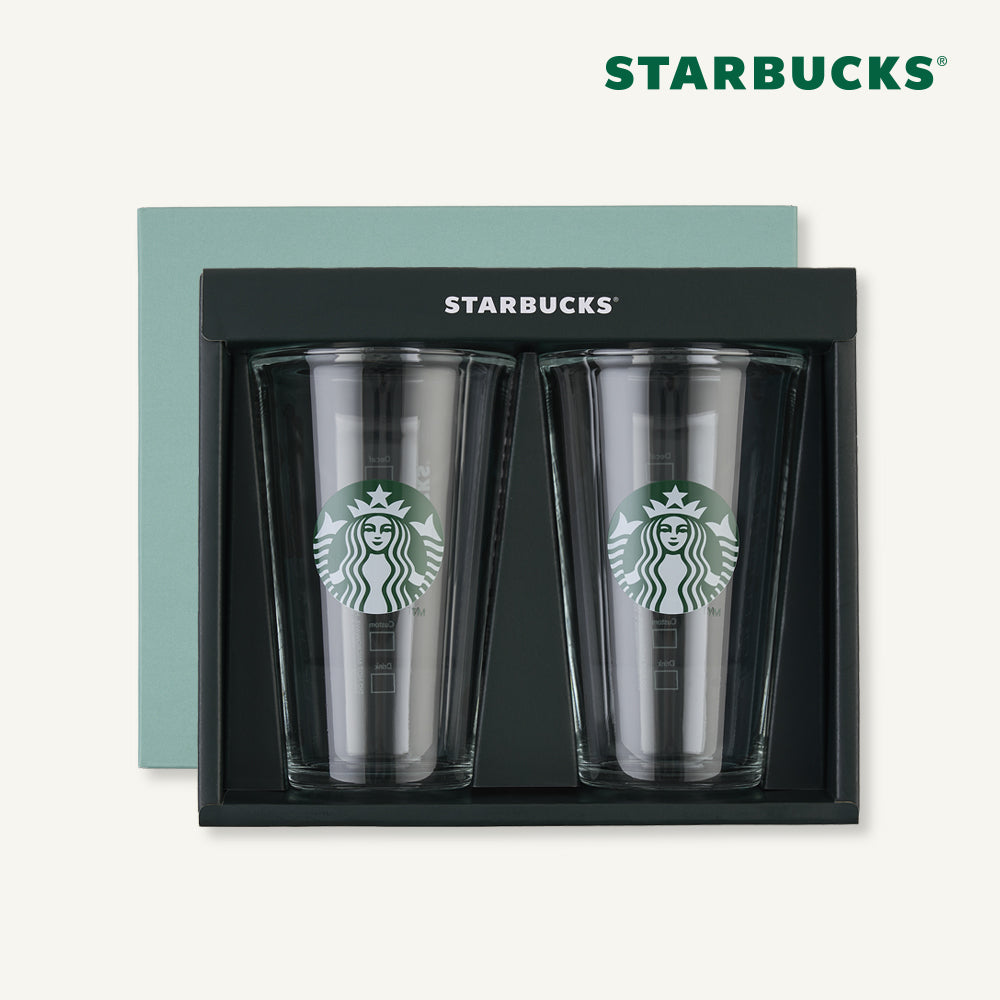 Starbucks 星巴克 玻璃杯兩件組