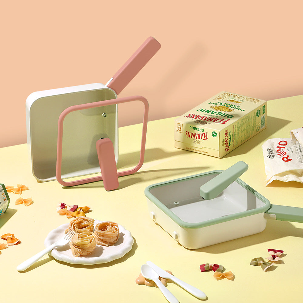 Peach Pearl蜜桃珀爾系列Pippi平底鍋21CM-全覆底(電磁底)