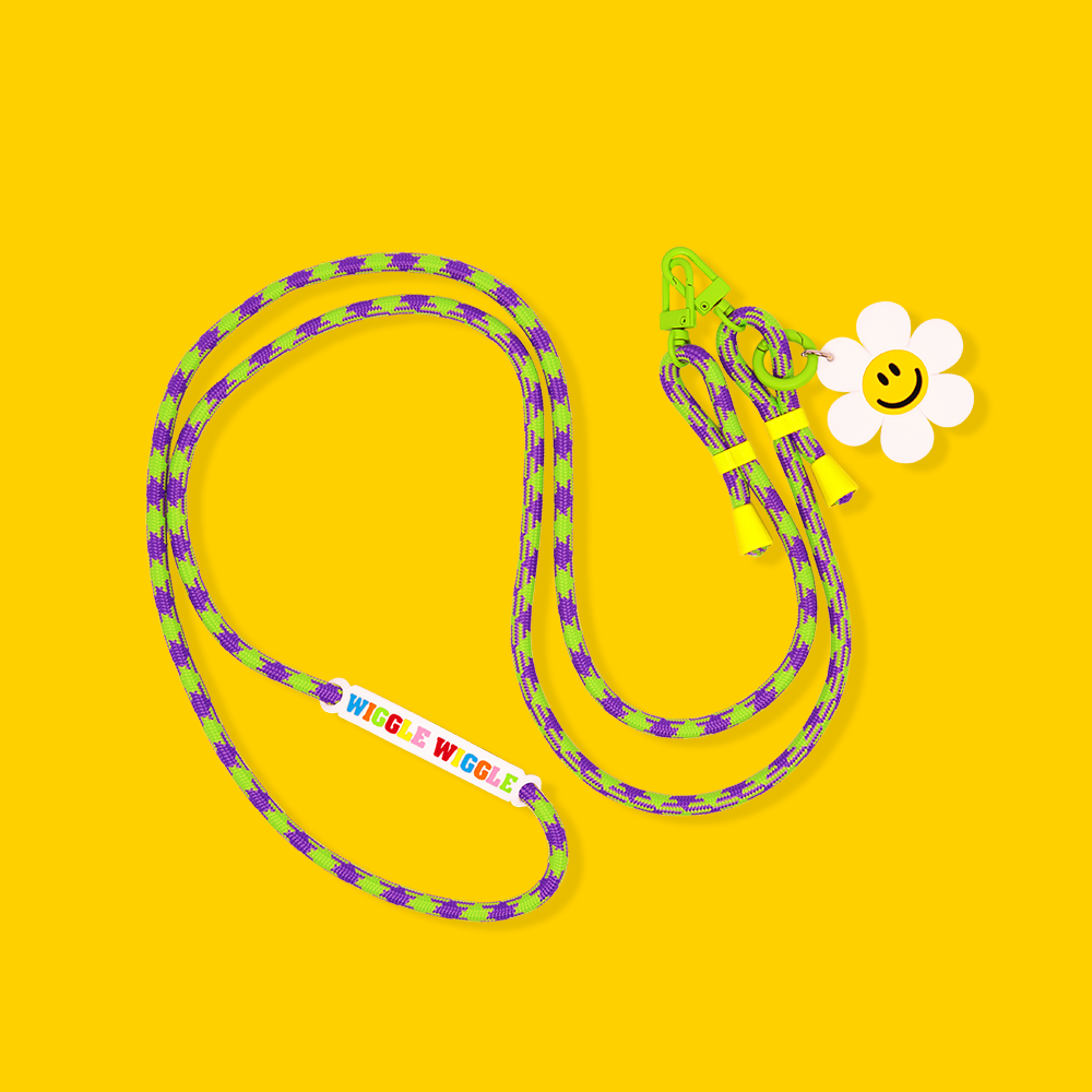 Wiggle Wiggle Rope Phone Strap - 微笑設計輕便掛繩