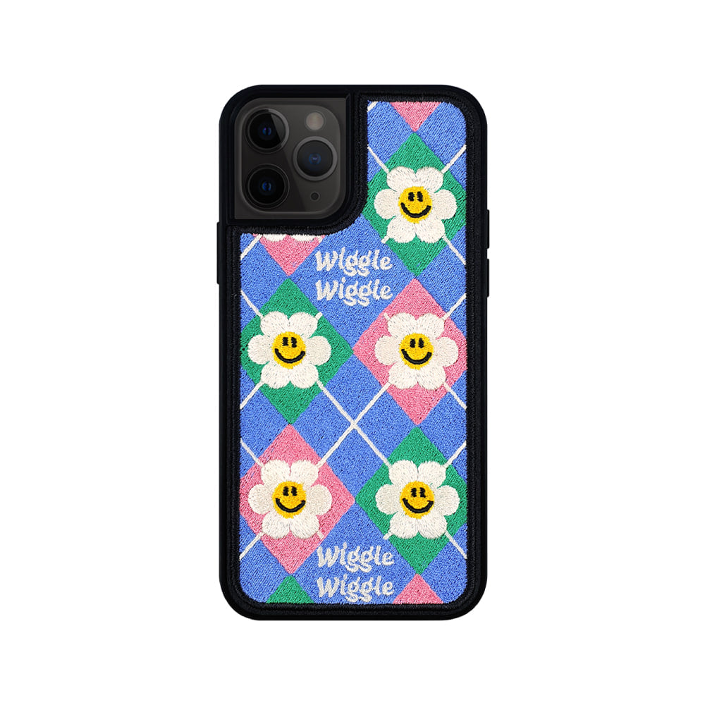 wiggle wiggle 刺繡手機殼 細節展示