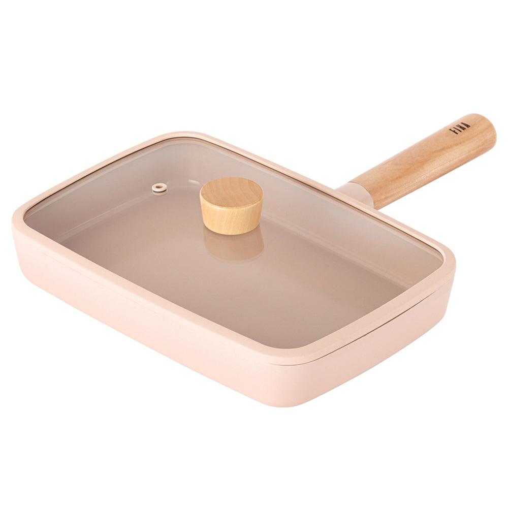 Neoflam FIKA OBJEET 粉紅色 Brunch Pan 連蓋