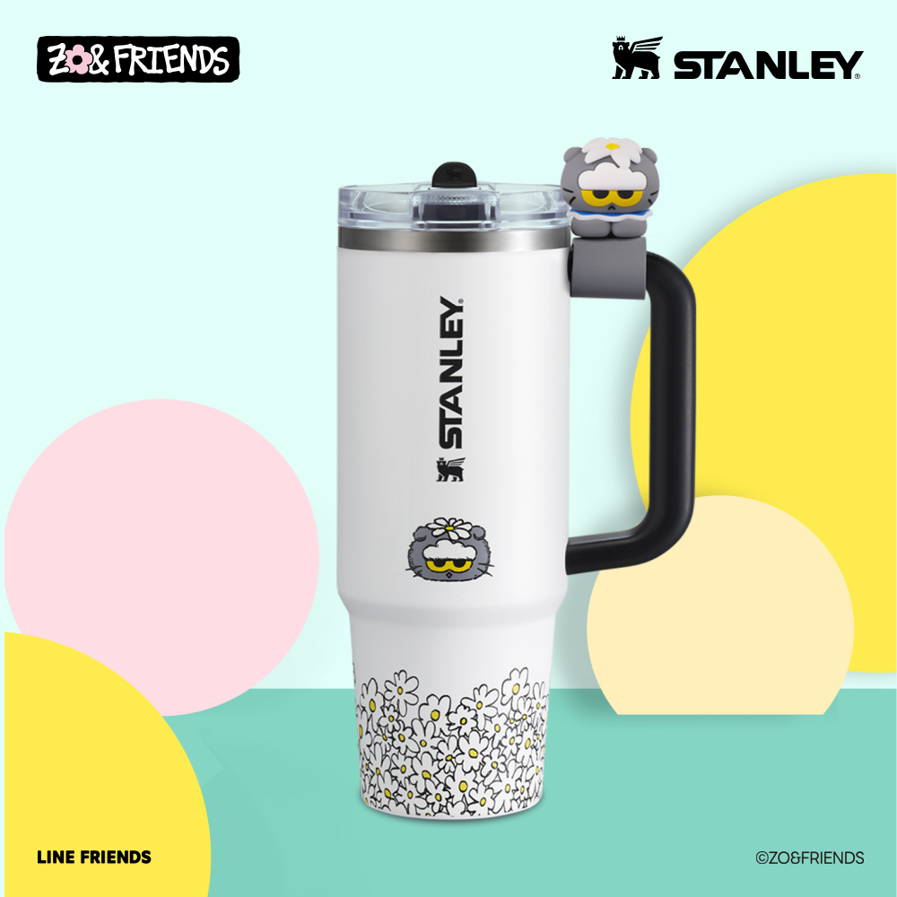 stanley Quencher Pro Tour Flip Straw 吸管保溫杯 887ml Frost