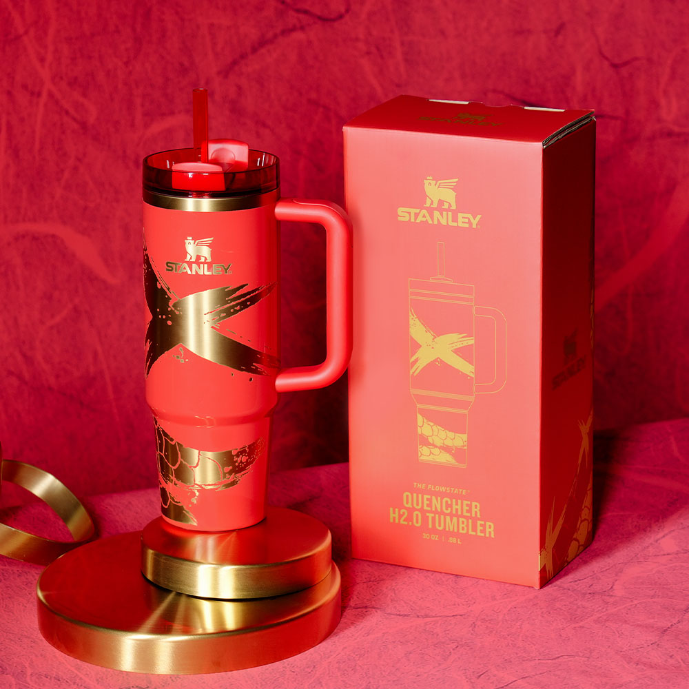 Stanley 蛇年限量版保溫杯 887ml - 紅色/藍色