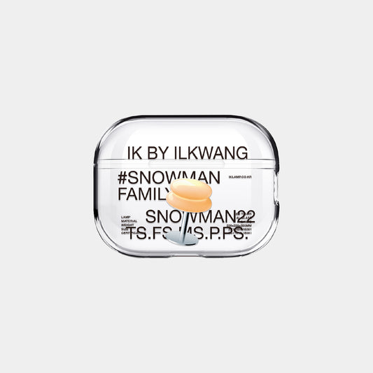 ILKW AirPods 保護套 SNOWMAN ELAGO Edition 透明 TPU 防滑