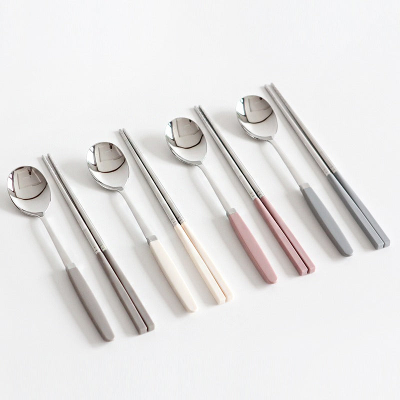 【Buy 1 Get 1 Free】韓國製造 Kamome Kitchen 餐具｜筷子+匙羹