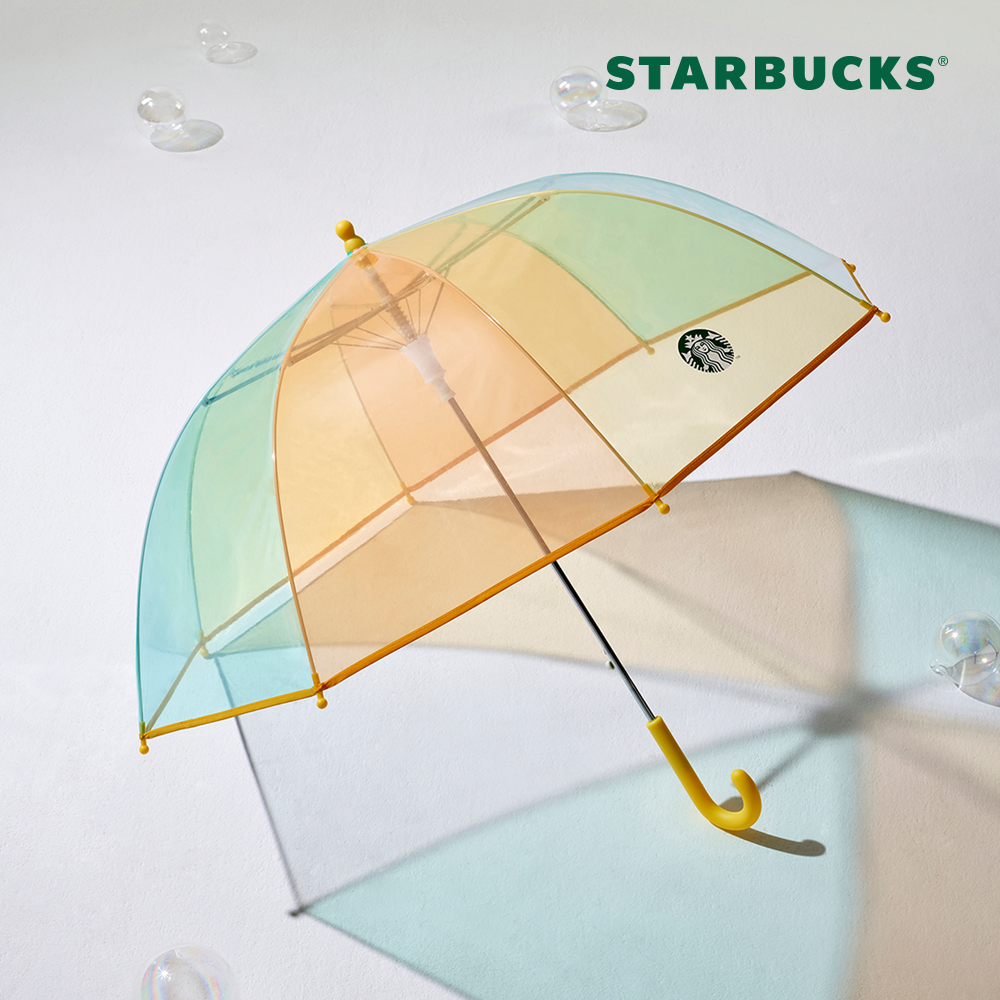 Starbucks 星 巴克 Colorful Dome 雨傘 Short款 85cm