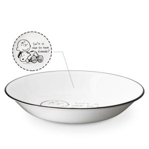 Corelle 康寧餐具史努比查理限定款 深盤1件裝