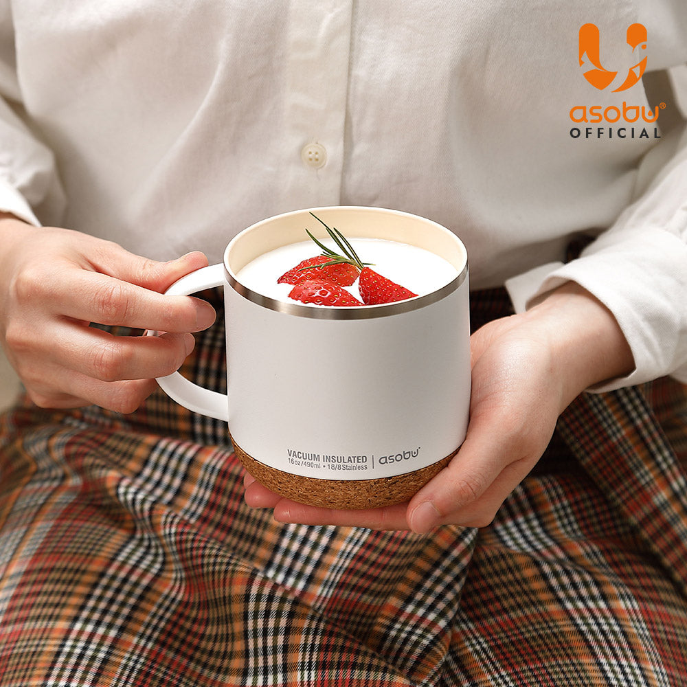 加拿大 Asobu 陶瓷塗層不鏽鋼杯 490ml