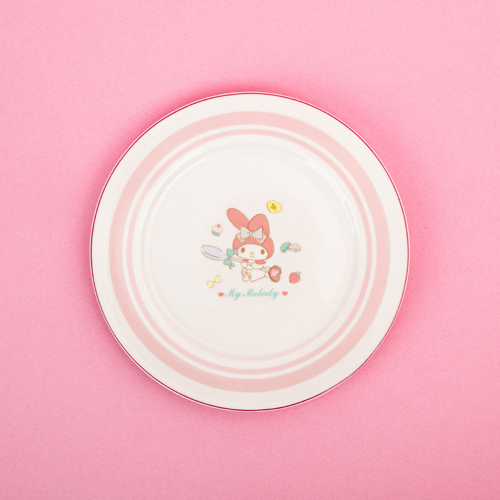 Sanrio Characters My Melody 陶瓷圓形早午餐碗盤