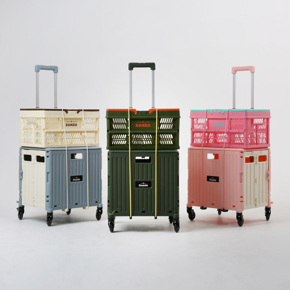 韓國Damda四轆多色款購物車｜第三代｜7色