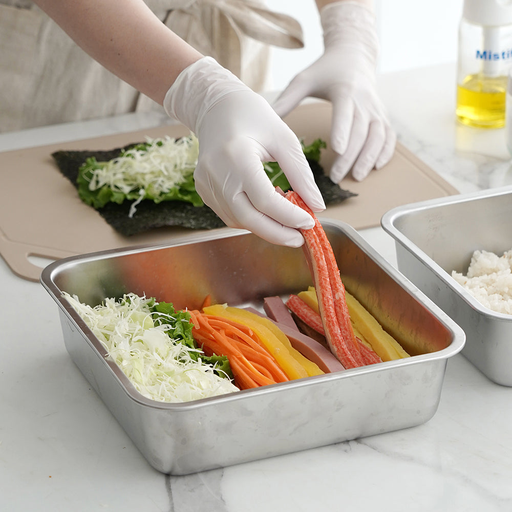 德國 ALTENBACH 正方形不鏽鋼料理盤(韓國製)