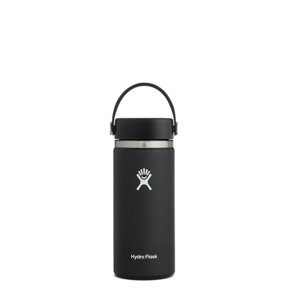 Hydroflask Widemouth Insulated Bottle V2, Black, 473ml, 1 ea