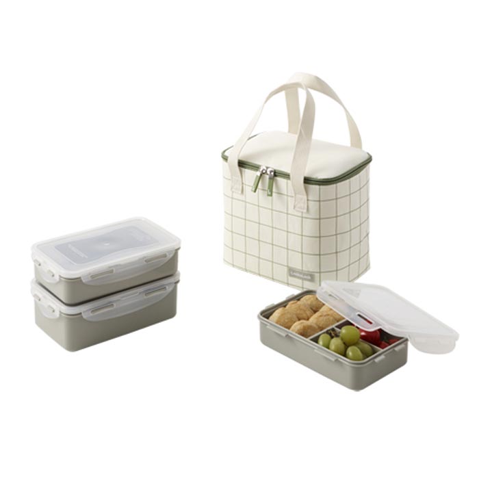 韓國Locknlock 三層餐盒 便當盒上 班族 野餐飯盒 沙拉盒 盒子容器