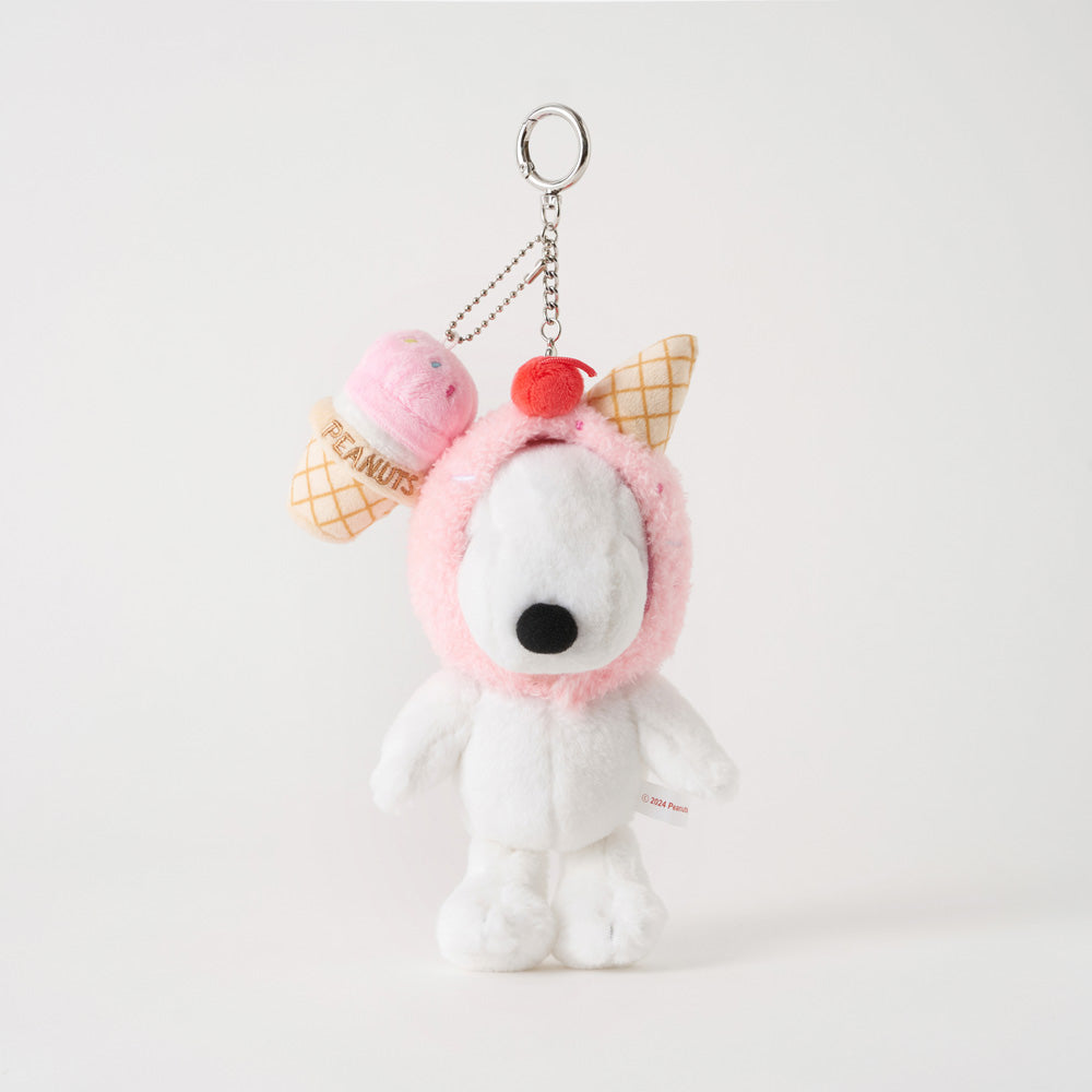 Snoopy Peanuts 冰淇淋帽造型鑰匙圈 16cm