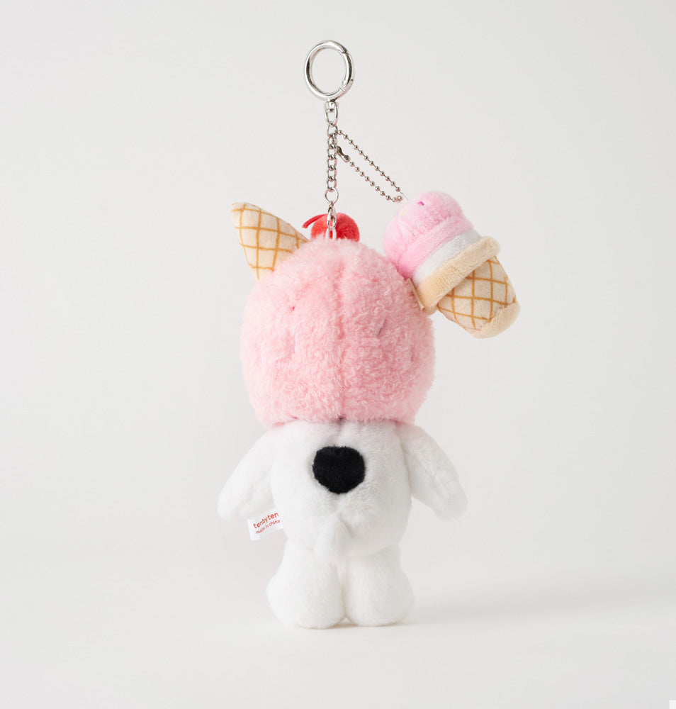 Snoopy Peanuts 冰淇淋帽造型鑰匙圈 16cm